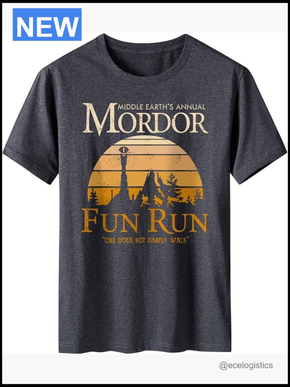 Men's Lord of the Rings Mordor Fun Run T-Shirt